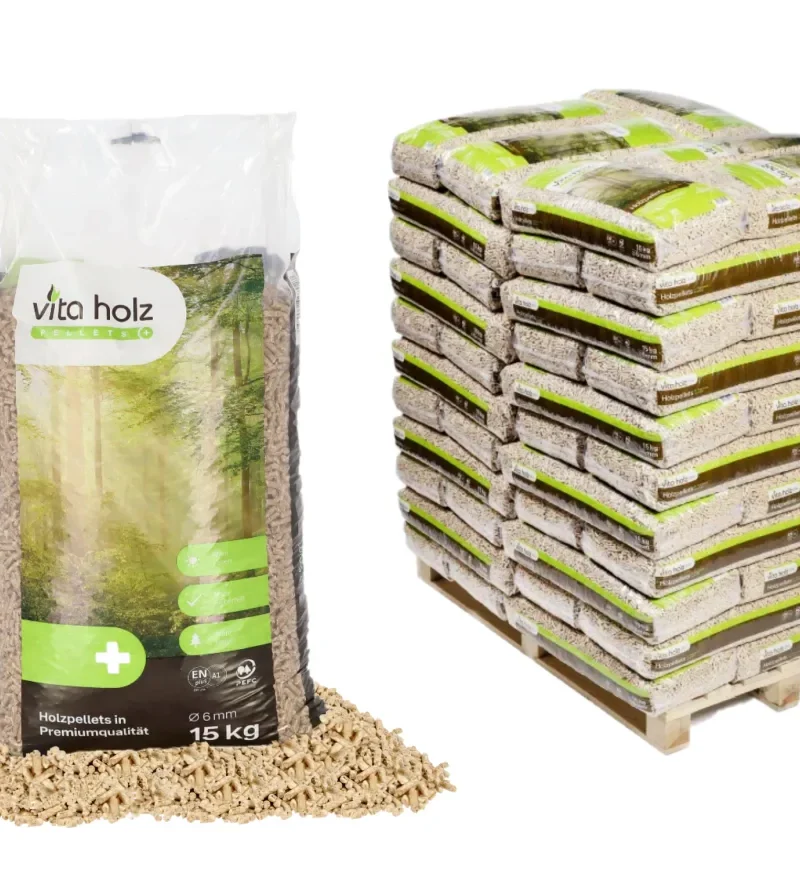 vita holz plus PEFC Holzpellets (Palette, 990 kg)