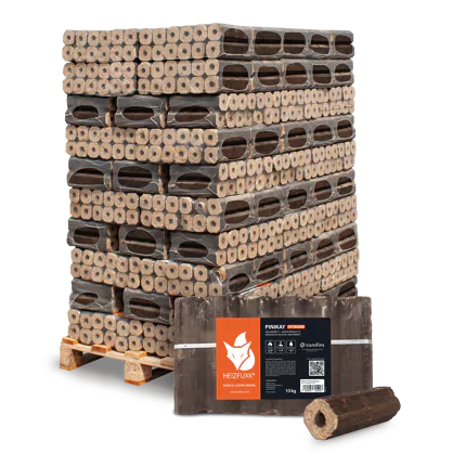 PiniKay Octagon 96 x 10 kg Hartholz  Heizwert  5,0 kWh/kg